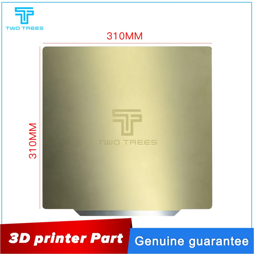 310x310mm Новинка 220x220 235x235 310x310 мм стальной лист с пружиной для удаления предварительно примененный pei+ гибкий магнитный стикер для CR10 Ender 3 Ender 5 - Цвет: 310x310mm