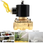 Электромагнитный клапан 34 дюйма, 14 дюйма, 110 В220 В переменного тока, латунный обратный клапан, водяной электромагнитный клапан, пневматический клапан для водымаслагаза