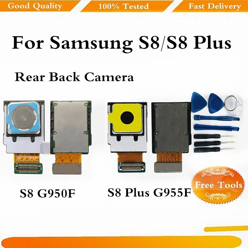 

Для Samsung Galaxy S8 G950F S8 Plus G955F оригинальный задний большой основной модуль камеры гибкий кабель запасные части