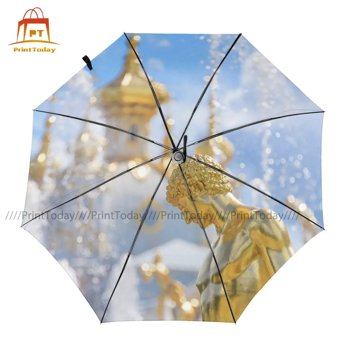 

Palace Umbrella Auto Waterproof Umbrella Cute Design Tours Portable Umbrella