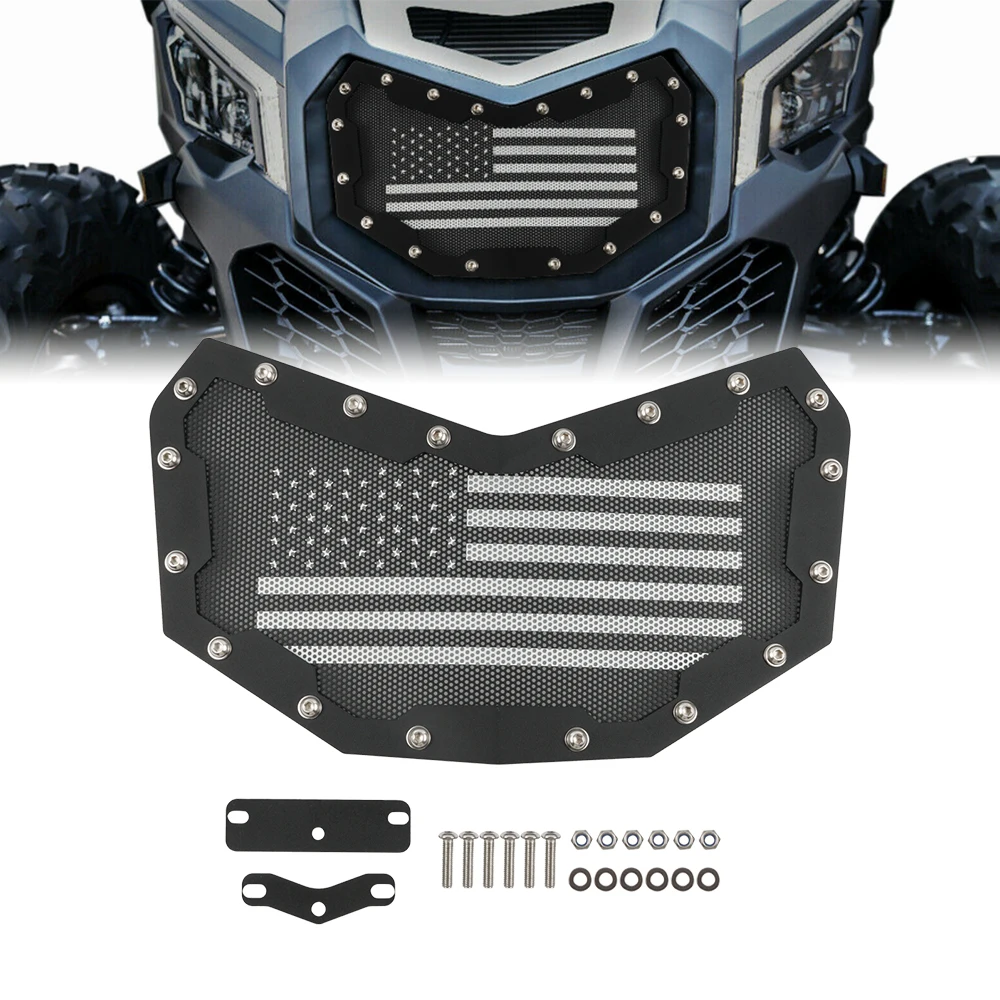

NiceCNC Mesh Grille Grill Cover Guard Protector for Can-Am Maverick X3 4x4 XRS XDS Turbo DPS 2017-2021 TP-REDA-B0A-201019CN-95PO