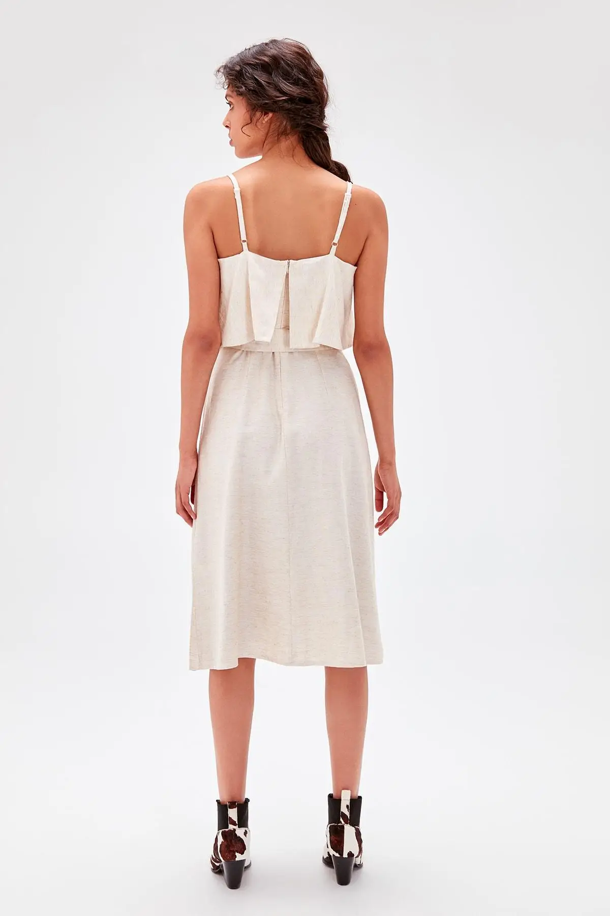 Платье со шнурками TWOAW20EL0177|Женские платья| |