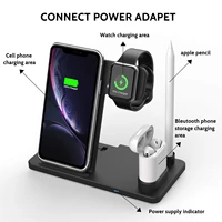 4 in 1 wireless charger multi function apple watch charger chargeur sans fil wireless chargers