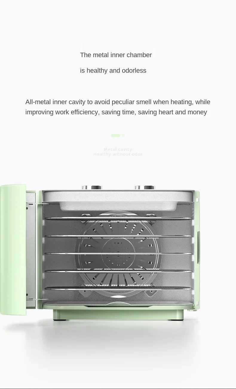 

Food Dehydrator Electric Dried Fruit Machine Vegetable Dryer Beef Snack Jerky Dehydrator Meat Drying Machine Stainless 220V