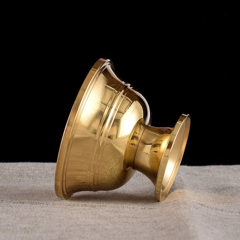 7 шт. латунная танкровая чаша бокал с благоприятным блеском тибетская 5 см