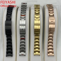 20mm solid 316l stainless steel mens watches watchband bracelet strap accessories wristband for submariner daytona 40mm case