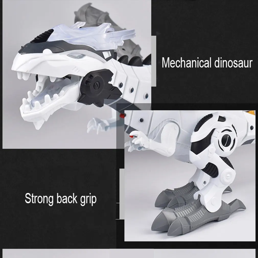 Электрический спрей динозавр игрушка звук и светильник огнедышащий