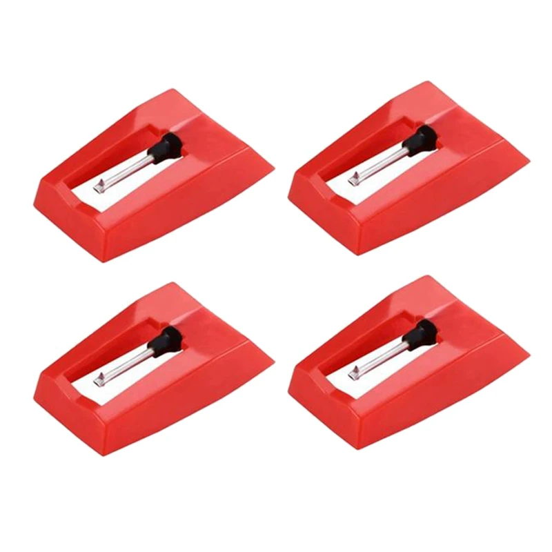 

4 Pcs Record Player Needle Turntable Diamond Replacement Stylus Needles for Vinyl Record Player