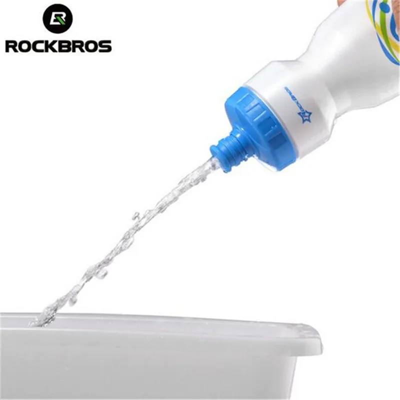 

ROCKBROS Bicycle Water Bottles 750ml Cycling Outdoor Sports Water Bottles With Dust Cover Portable Plastic MTB Bike Bottles