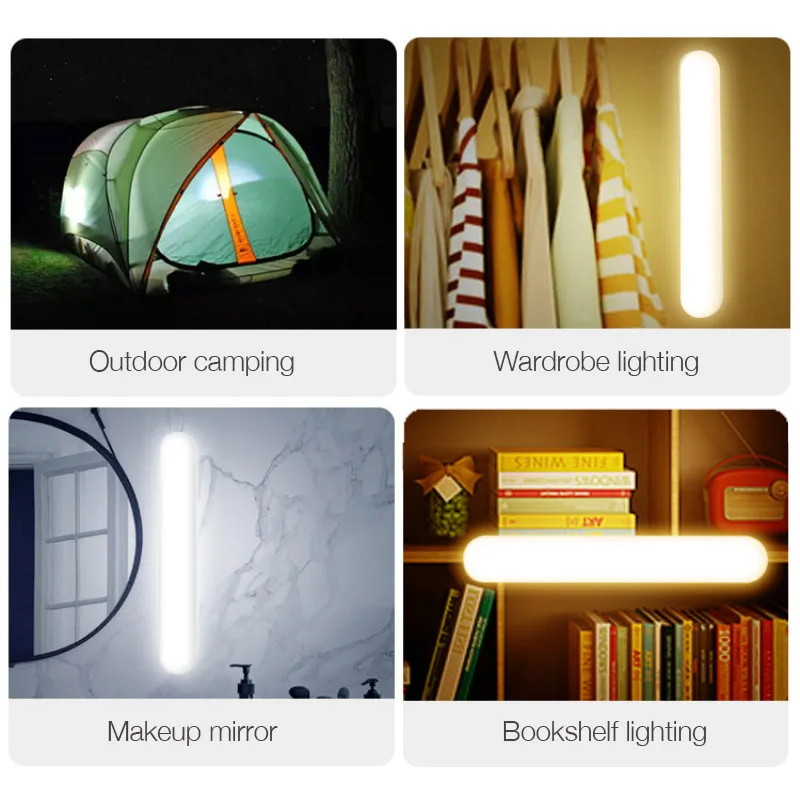 

LED Desk Lamp With Magnet Remote Control Timing Cabinet Light Touch Dimmable Hang Table Lamp USB Rechargeable For Home kitchen