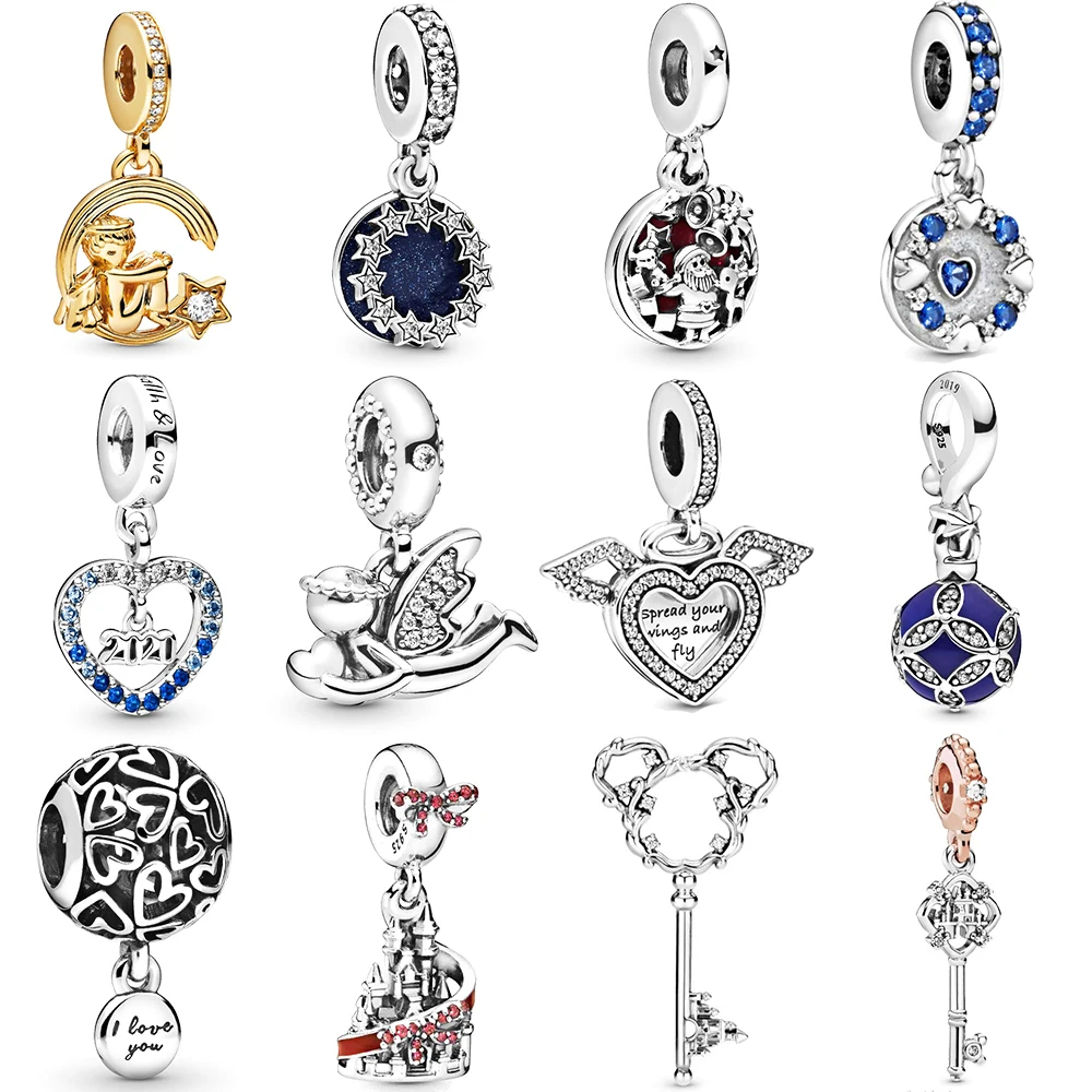 Новинка 2019 100% Стерлинговое Серебро 925 пробы зимняя Рождественская серия красный