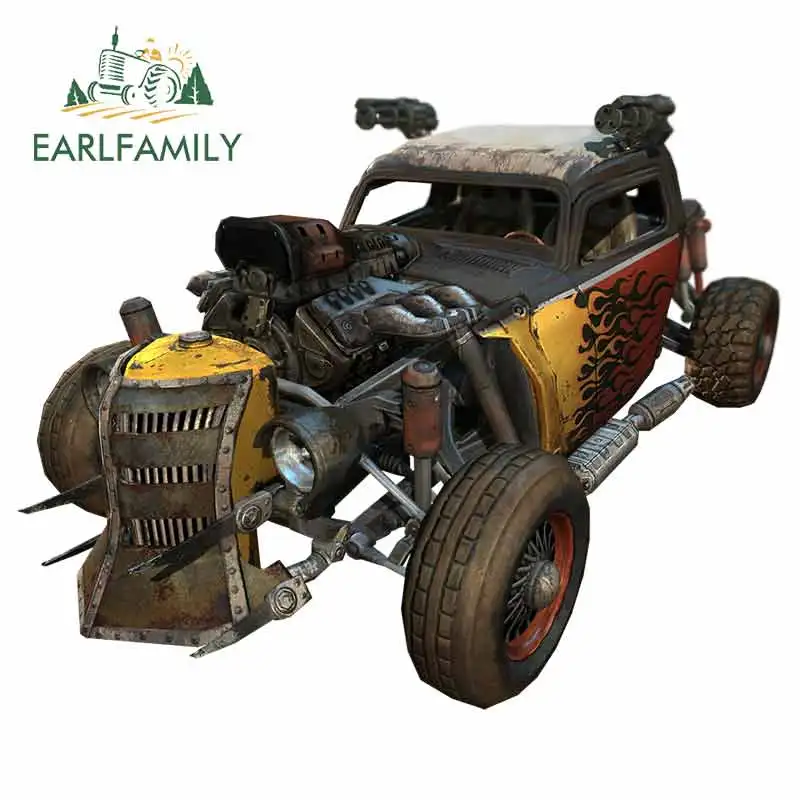 EARLFAMILY 13 см x 10 6 для крысиной удочки креативные автомобильные стикеры виниловая