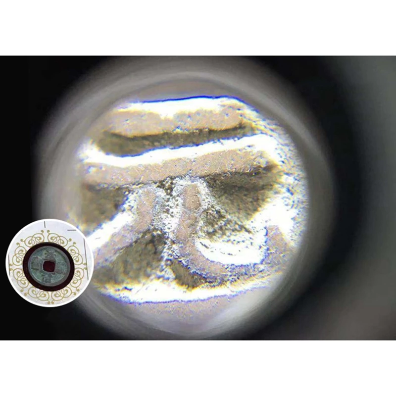 

10X Foldable Jewelry Magnifier 6 LED Metal Magnifying Glass 7 UV Money Detector Lamp Optical Glass Lens Antique Loupe