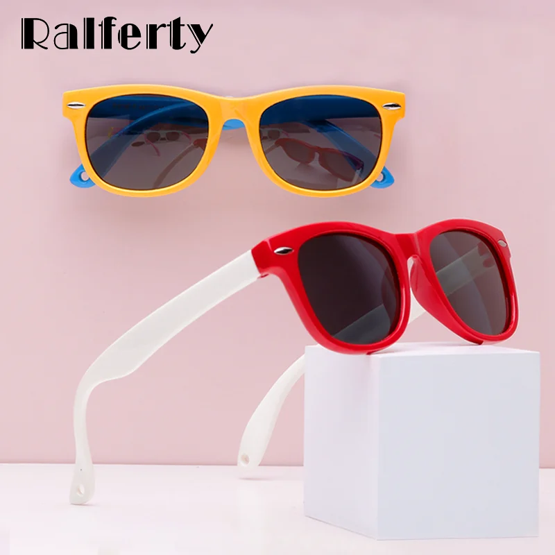 Фото Солнцезащитные очки Ralferty TR90 для детей, гибкие поляризационные, с защитой UV400, 2019 №3
