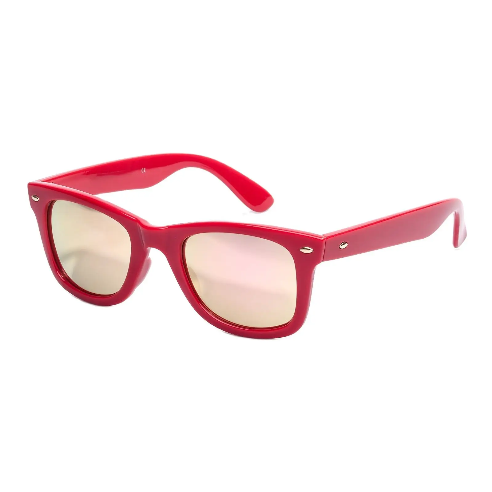 

2021 Retro Rice Nail Color Film Sunglasses Anti-Ultraviolet Fashion Trend All-Match Reflective Sunglasses