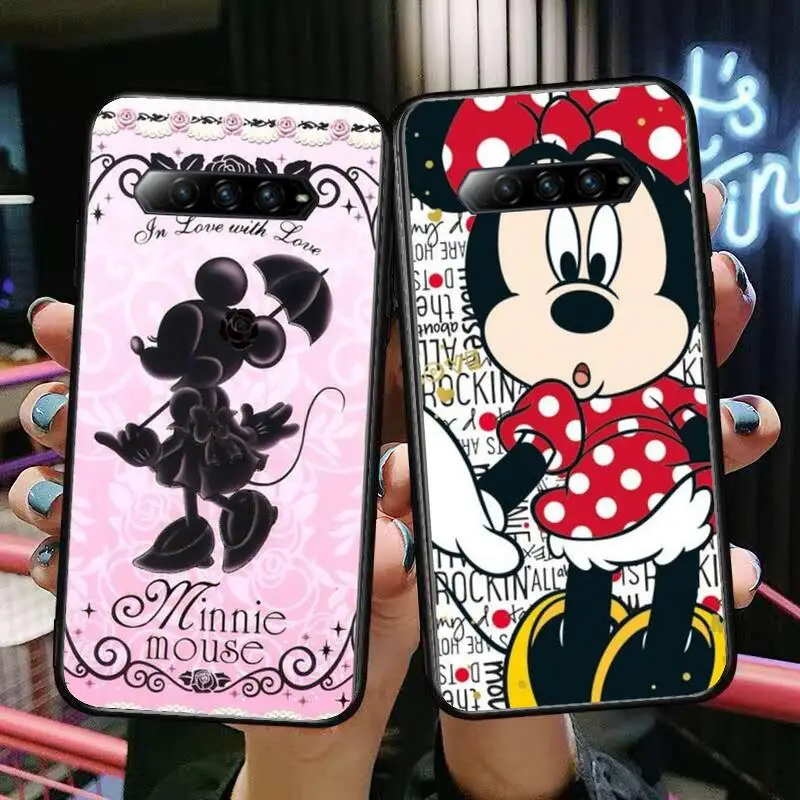 

Adventure Minnie Mouse Anime Phone Case For xiaomi redmi Black Shark 4 Pro 2 3 3s Cases Helo Black Cover Silicone Back Prett mi