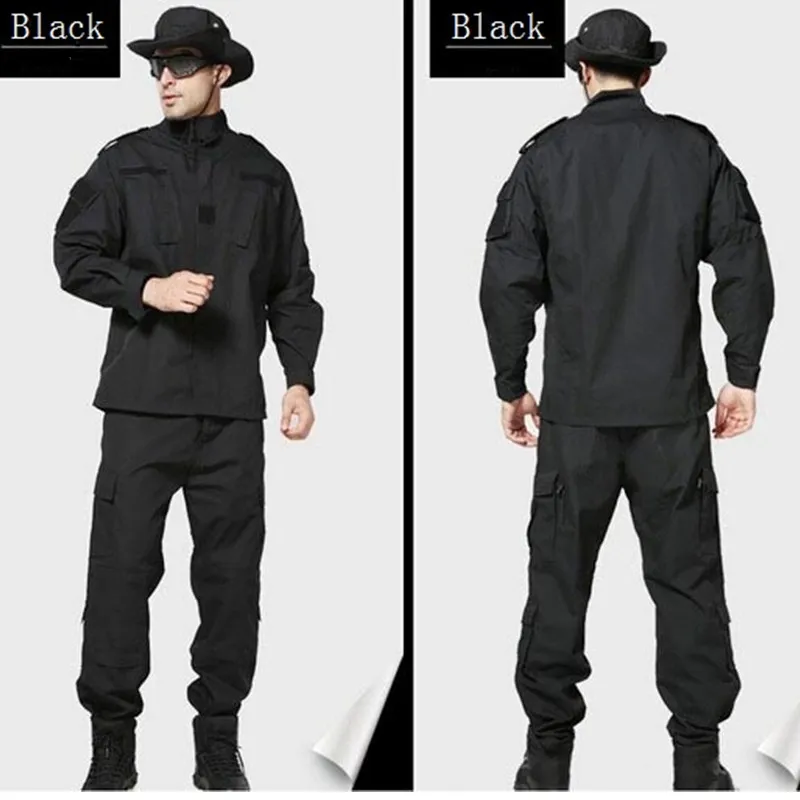 Мужской Камуфляжный армейский костюм с воротником стойкой Размеры S/M/L/XL цвет в