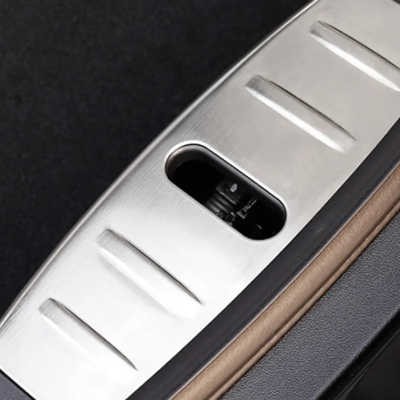 Для Tesla Model 3 2017 2019 Серебряный автомобильный Стайлинг авто аксессуары стальная