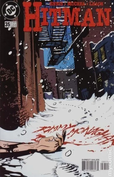 

Hitman #35 1999 VG Stock Image Low Grade Tin Sign Poster Wall Plaque