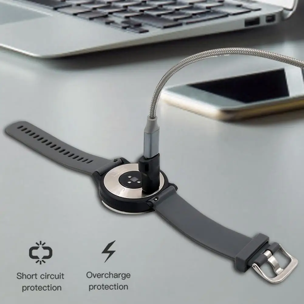 Зарядный преобразователь с разъемом USB Type-C на 4 контакта для Garmin Forerunner 945 vivoactive3