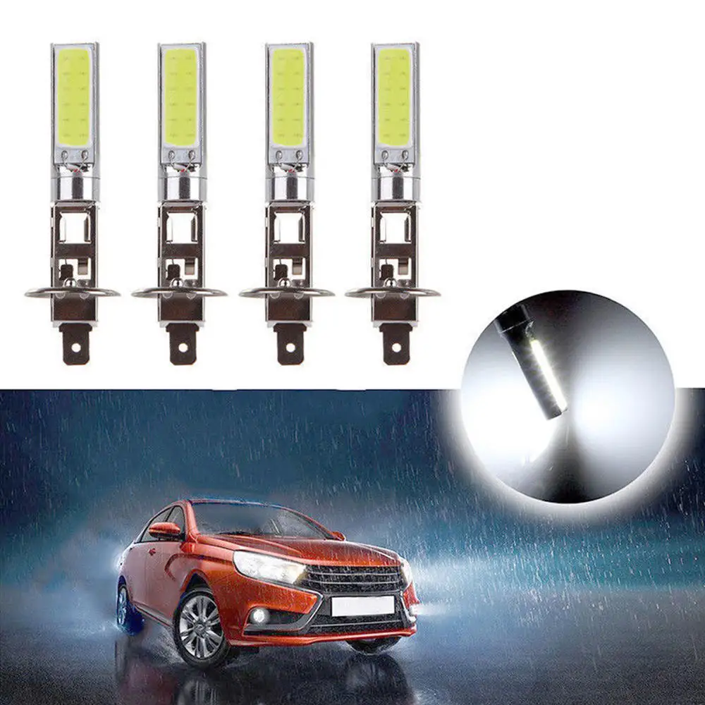 4 шт. Автомобильные светодиодные лампы H1 COB | Автомобили и мотоциклы