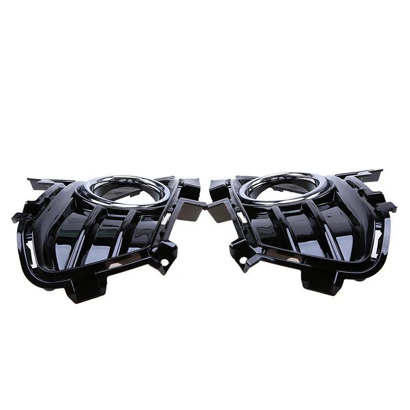 1 пара Блестящий черный правый и левый передний бампер боковая Нижняя решетка для