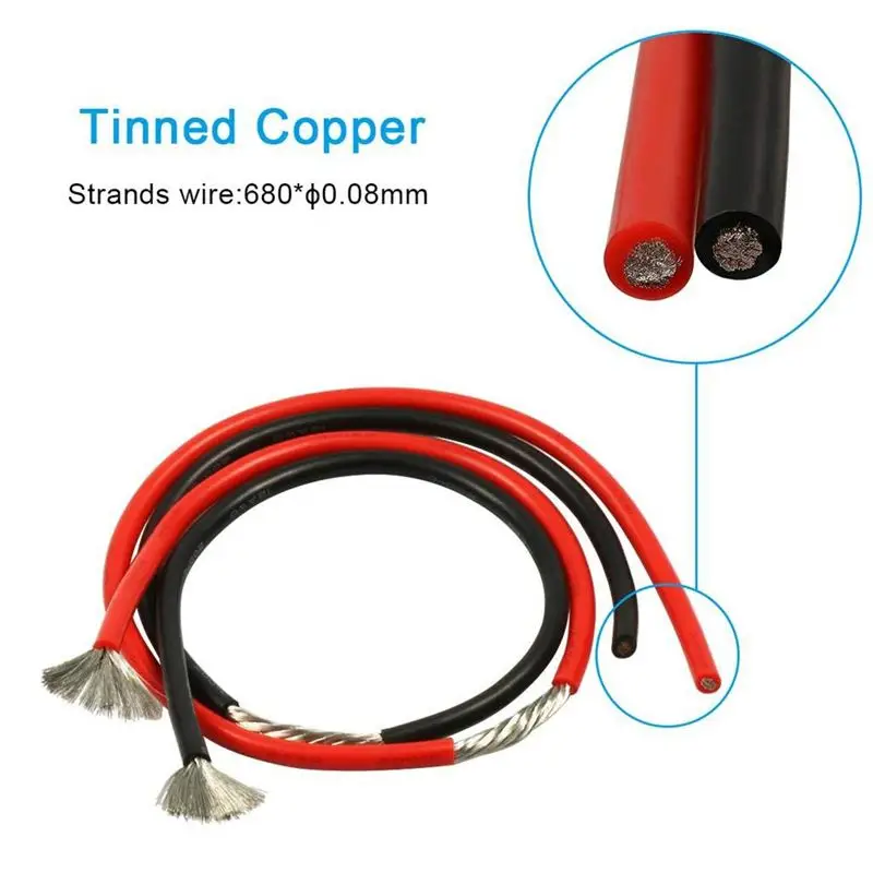 Горячая продажа 10 калибровочный силиконовый провод футов-10 AWG провод-гибкий |