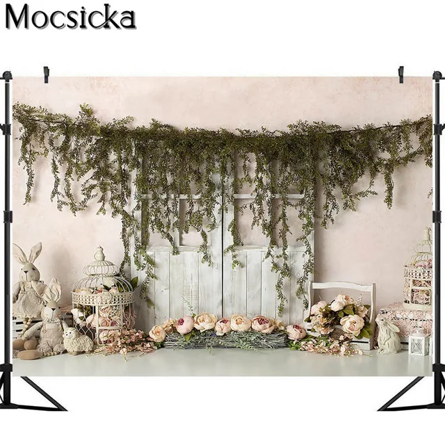 

Spring Flowers Photography Backdrops Girl Birthday Wedding Photographic Studio Photo Backgrounds Props