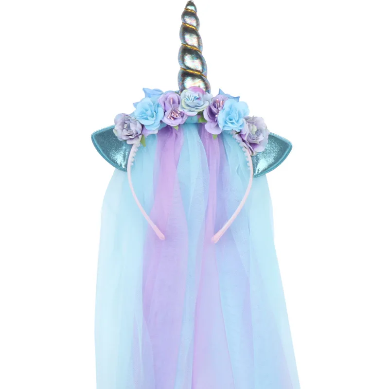 

Повязка на голову детская с цветами, 10 шт./лот