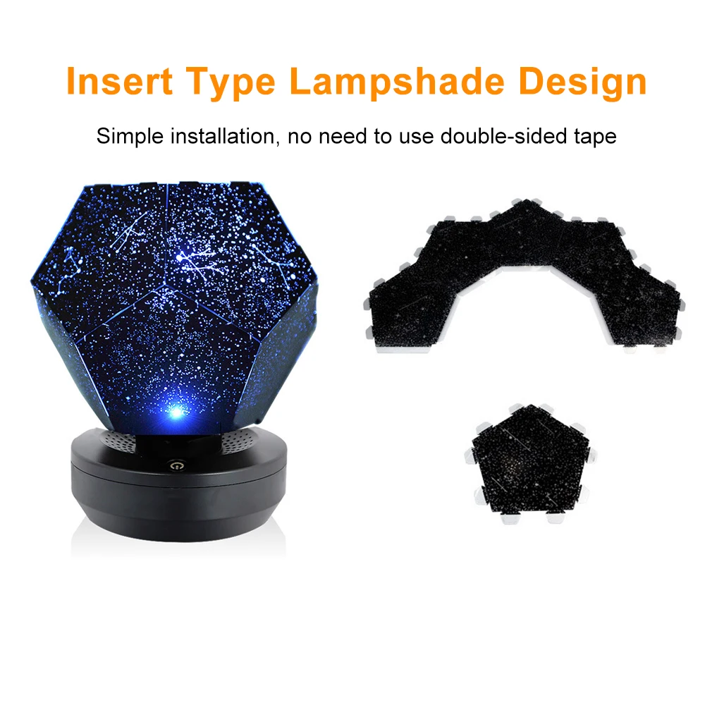 Романтический светодиодный Звездный ночник 3D проектор ночной Светильник для