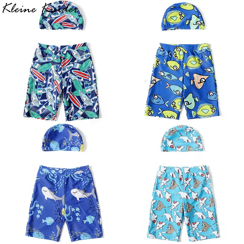 Купальный костюм для мальчиков детские плавки пляжные шорты плавания с принтом