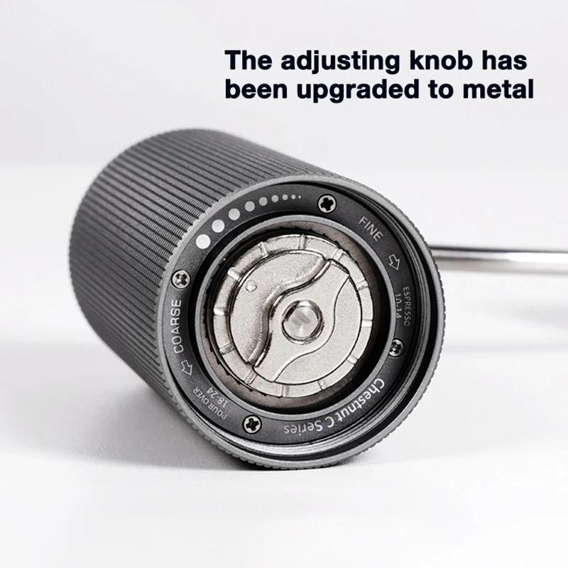 TIMEMORE-M&aacute;quina de Molienda de Mano de Alta Calidad para Moler Caf&eacute;, Molinillo Port&aacute;til, Trituradora con Posicionamiento de Doble Rodamiento, Chestnut C2-1