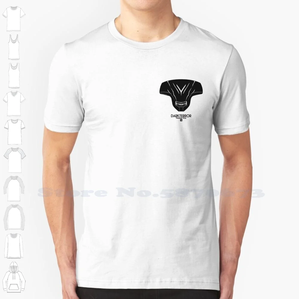 Футболка Dota 2 безликая черно-белая для мужчин и женщин игровая рубашка Valve с