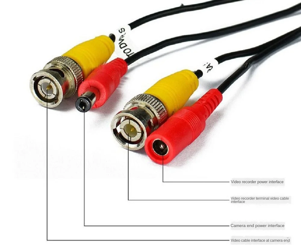 5-50m BNC DC Extension Line Video Power Supply Integrated Cable | Безопасность и защита