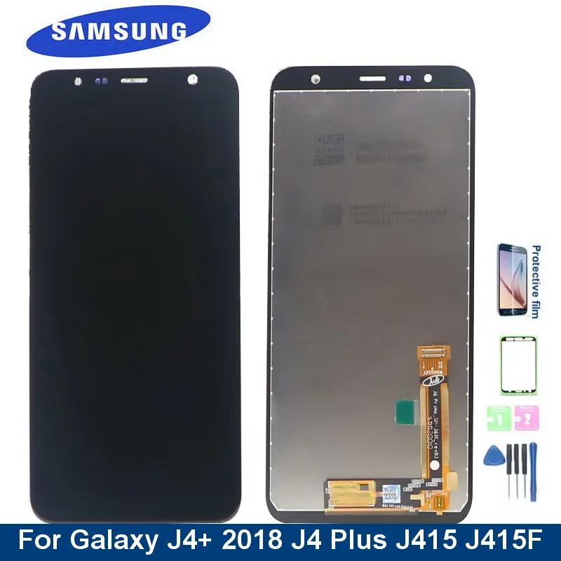 

Original LCD For Samsung Galaxy J4+ 2018 J415 SM-J415FN Display Touch Screen Digitizer Assembly For Galaxy J4 Plus J415M Screen