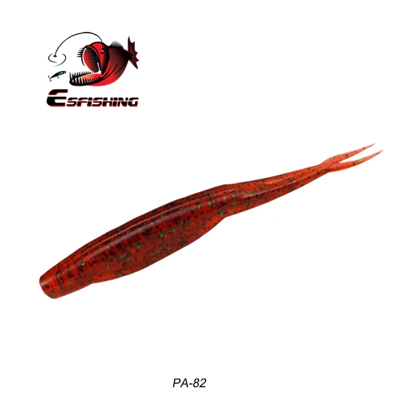 PA82 ESFISHING рыболовные приманки мягкие супер флюк 120 мм 8 г 6 шт. рыболовные аксессуары снасти Leurre soule рыболовные снасти - Цвет: PA82