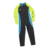 kids full body wetsuit long sleeve one piece uv protection rash guard swimming suit keep warm