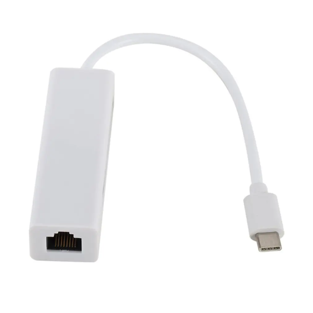 Несколько USB C 3 1 Type к RJ45 Ethernet Lan адаптер концентратор кабель для Macbook PC LAN