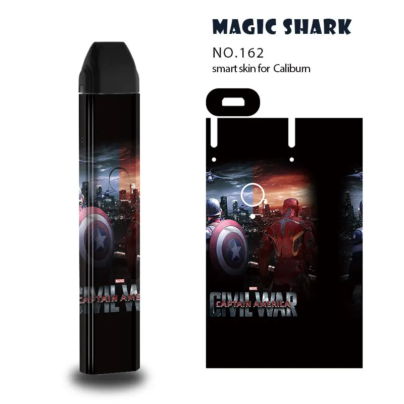 Стикер Magic Shark американский капитан Человек-паук Venum V-Vendetta чехол с пленкой Змея 1А 2
