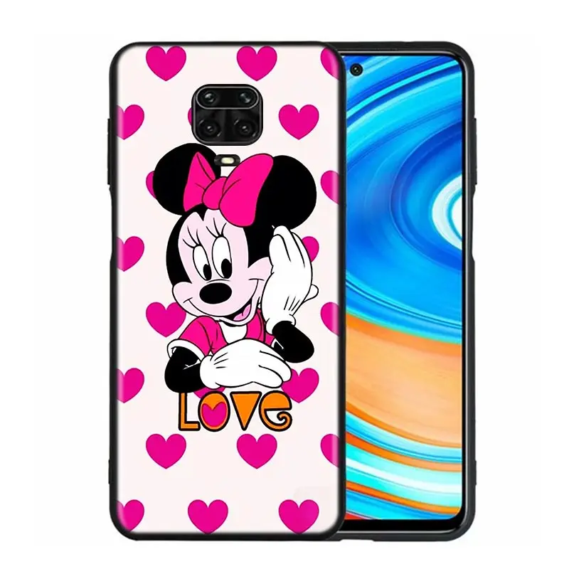 Silicone Cover Cute Mickey Mouse For Xiaomi Redmi Note 10S 10 9 9S 9T 8T 8 7 6 5 Pro Max 5A 4X 4 5G Soft Silicone Phone Case