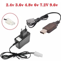  EL6 2-2P KET-2P Tamiya  2 4v 3 6v 4 8v 7 2V 9 6v 250mAh USB Charger For Ni-Cd Ni-MH Battery Pack Toys car boat tank Charger