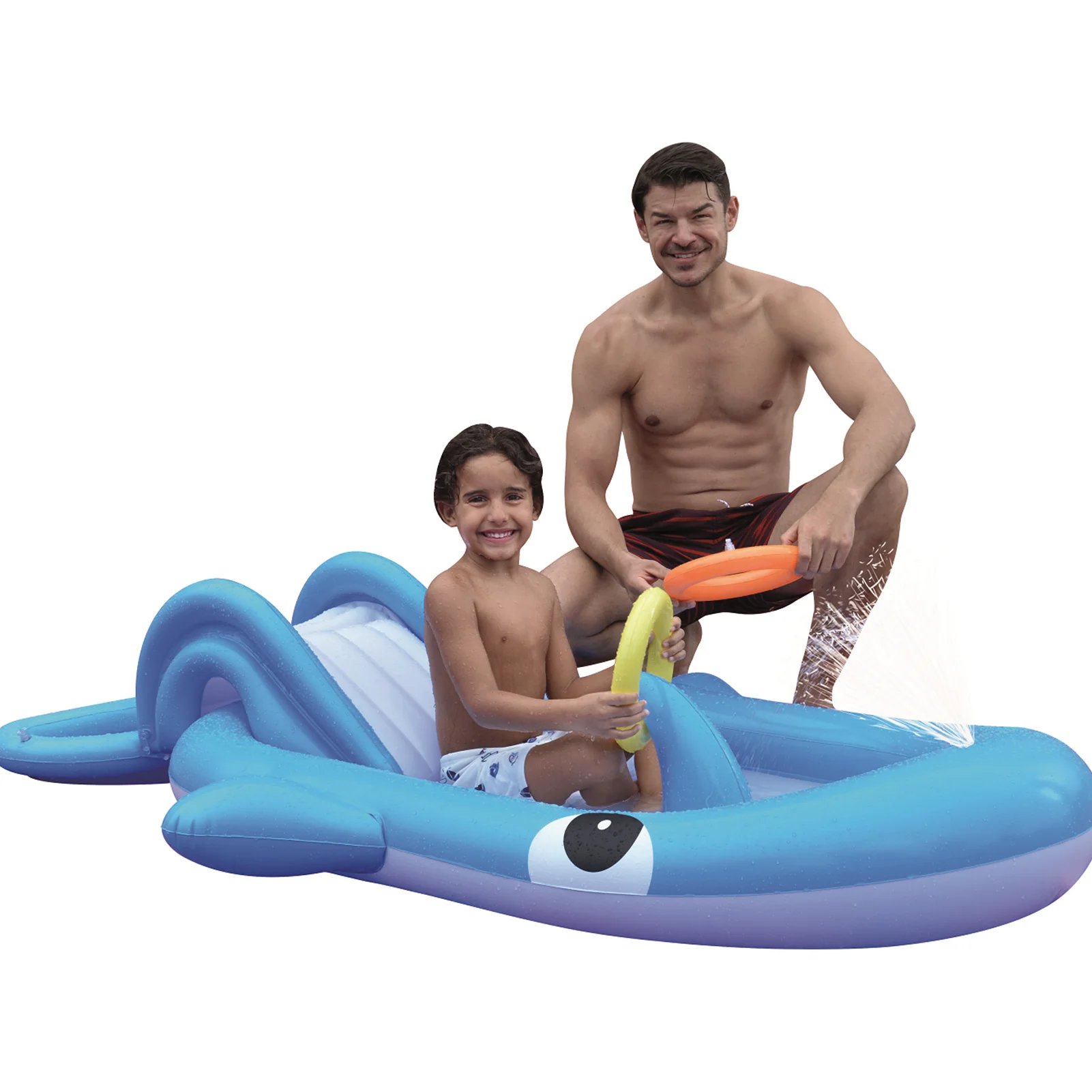 

Kids Inflatable Water Spray Pad Water Splash Play Pool Playing Sprinkler Mat Yard Outdoor Fun PVC Swimming Pools