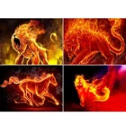 Картина маслом по номерам, рисование животными