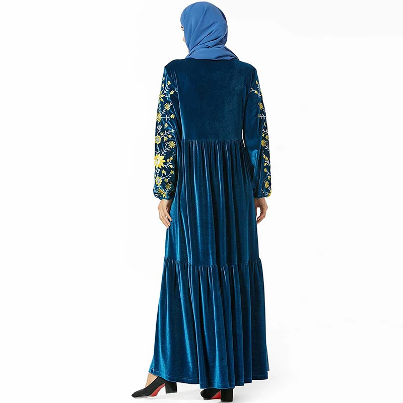 Мусульманское платье Среднего Востока размера плюс женская мусульманская