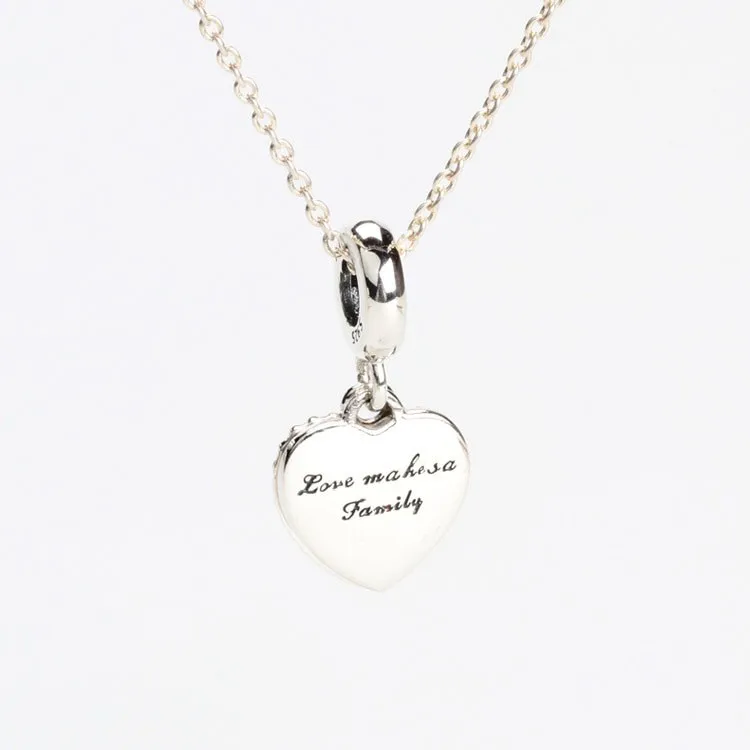 

Authentic 925 Sterling Silver Charm New Concentric Fashion Heart-shaped Pendant Fit Pandora Women Bracelet&necklace Diy Jewelry
