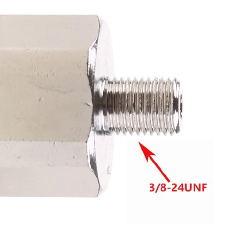 

Cylinder CO2 Trapezoidal Thread Adapter Connector TR21-4 Convert to 3/8UNF-24 for CO2 Mini Regulator