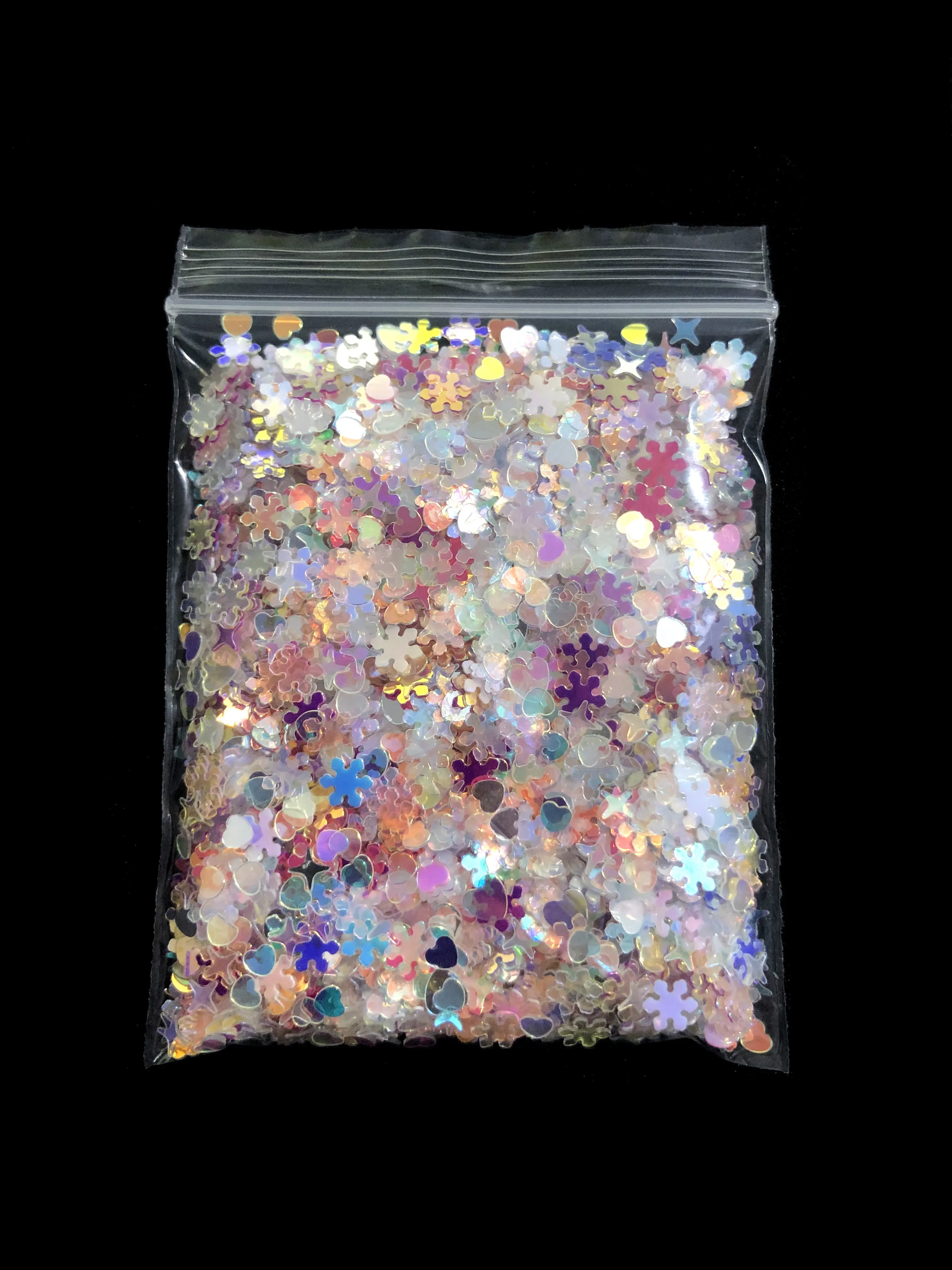 15 г Сладкая розовая Звезда блестит Сакура Снежинка Сердце с блестками DIY УФ Смола