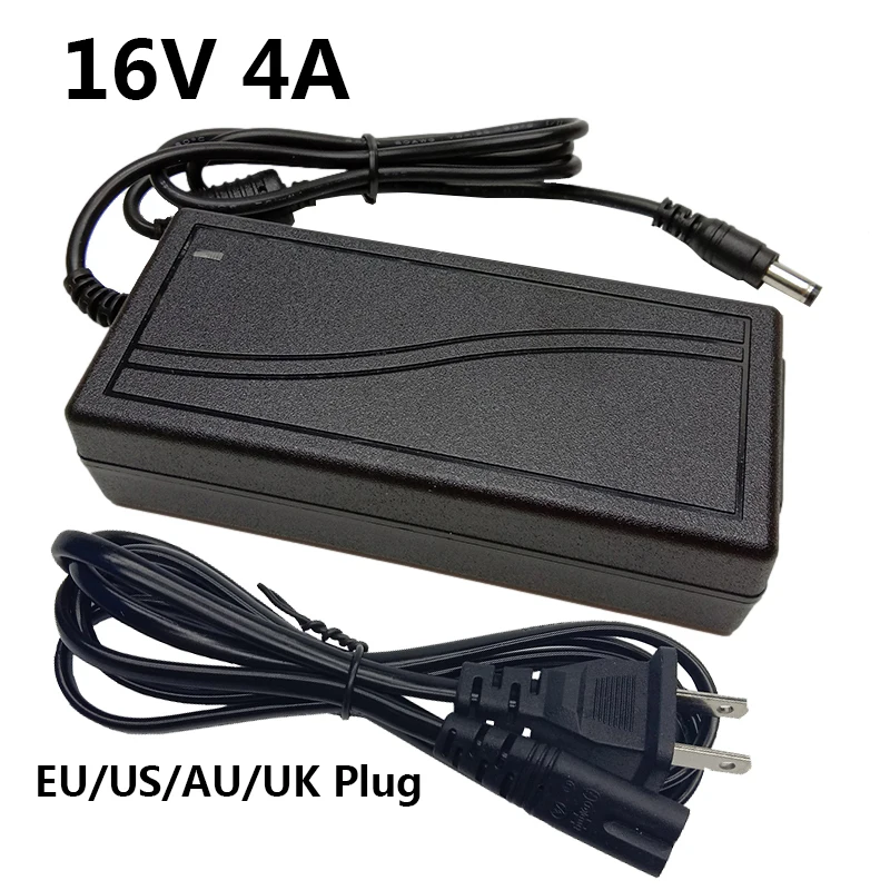 Adaptador de corriente de 16 V y 4A, Adaptador de corriente de...