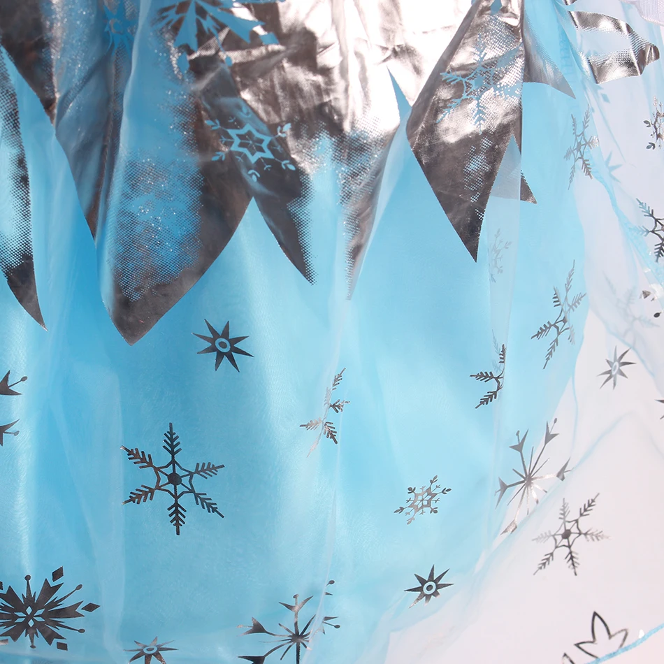 

Elsa Cosplay Costume Snow Queen Elsa Dress Baby Girl Princess Dress Kids Birthday Party Christmas Fantasy Ball Evening Dress