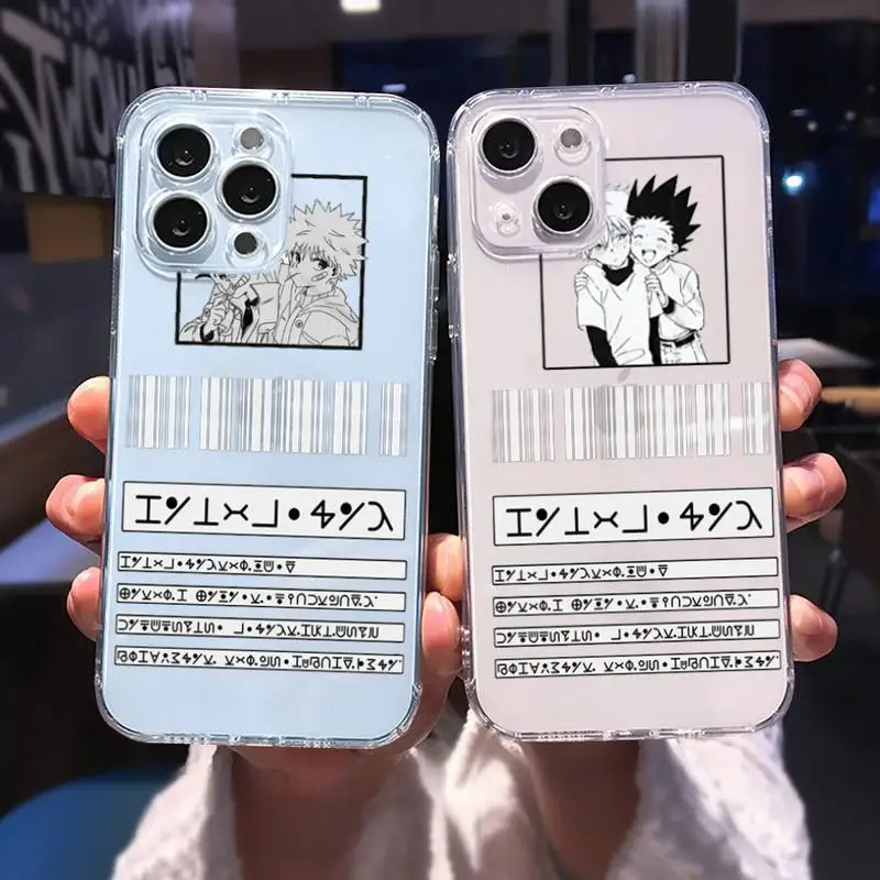 

Hisoka hunter x hunter Phone Case For iphone 13 12 11 8 7 plus mini x xs xr pro max Transparent soft